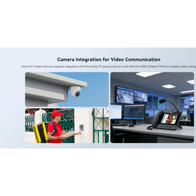 Videoportero IP para Exterior / Cámara 4 Megapixel (1080p) / HDR e Iluminación IR / Altavoz 5W y Doble Micrófono / Panel Acero | SIERRA STORE