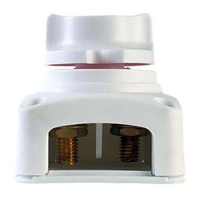 Interruptor de Batería Manual / 2 Posiciones On/Off / 275 A DC Continua / 1250 A DC Arranque / Terminales de Cobre 10 mm (3/8") / | SIERRA STORE