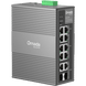 Switch Industrial PoE / 10 Puertos Gigabit / 2× PoE++ 802.3bt (Hasta 60 W) + 6× PoE+ 802.3at/af / 2× Combo RJ45/SFP Gigabit / | SIERRA STORE