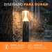 Luminario Exterior  LED Integrado 9 W / Flujo Luminoso 430 lm / Temperatura de Color 3000 K / Ángulo de Apertura 140° / IP65 / | SIERRA STORE