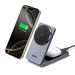 Cargador Inalámbrico 2 en 1 20W / Tecnología Qi2 15W Certificada / Carga Simultánea iPhone y AirPods / Ángulo Ajustable 70...