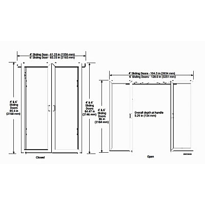 Puertas Selladas Express / Sistema de Contención ProLine / Pasillo 48-78 Pulgadas (1.2-2 m) / Montaje Magnético sin Herramientas / | SIERRA STORE