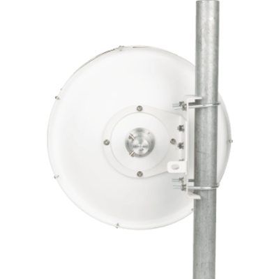 Antena Parabólica Banda Ultraancha / 4.9-7.2 GHz / Ganancia 34 dBi / Dual Slant 45°-90° / 96 cm (37.8 in) / Fibra de Vidrio / Conector | SIERRA STORE