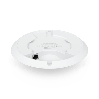 Access Point UniFi doble banda 802.11ax WiFi 6, 5 GHz (MU-MIMO 2x2 y OFDMA) y 2.4 GHz (MIMO 2x2) UBIQUITI - Vista 6