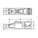 Conector Ethernet RJ-45 / Cat. 6A / Axial / Código T568A / AWG 22 / 10 Gbps / IP20 / -40°C a +85°C WAGO - Vista 3