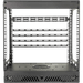 Rack Abierto Deslizante y Giratorio / 12U / Rotación 360° / Carga 68 kg (150 lbs) / Norma EIA/ECA-310-E / Gestión de Cables | SIERRA STORE
