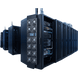 Enfriador de Puerta Trasera Activo para Rack 47U / Ancho 600 mm (23.6 in) / Refrigeración por Agua Fría / 12 Ventiladores DC Hot-Swap | SIERRA STORE