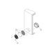 Kit Filtro Protector de Dedos para Ventilador / 6 Pulgadas (152 mm) / Filtro Extraíble Lavable / Incluye Herrajes / Plástico Negro Mate | SIERRA STORE