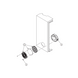 Kit Filtro Protector de Dedos para Ventilador / 6 Pulgadas (152 mm) / Filtro Extraíble Lavable / Incluye Herrajes / Plástico Negro Mate | SIERRA STORE