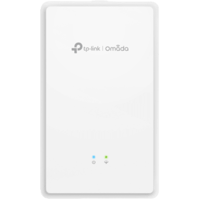 Punto de Acceso GPON de Pared / AX1800 Wi-Fi 6 / 1.8 Gbps / 2 Puertos Gigabit con PoE de Salida / FXS VoIP / Gestión Cloud Omada / | SIERRA STORE