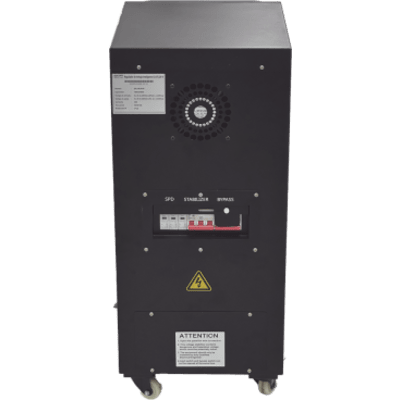 Regulador de Voltaje Industrial Trifásico 45 kVA/36 kW 220/110 V / Entrada 220 ±20% Vca / Estabilización de ±2% | SIERRA STORE