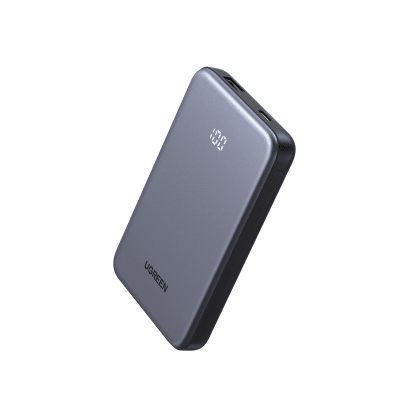 Banco de Energía Portátil 10000mAh / 20W Máximo / Puerto USB-C PD3.0 PPS / Puerto USB-A 22.5W / Batería Polímero de Litio ...