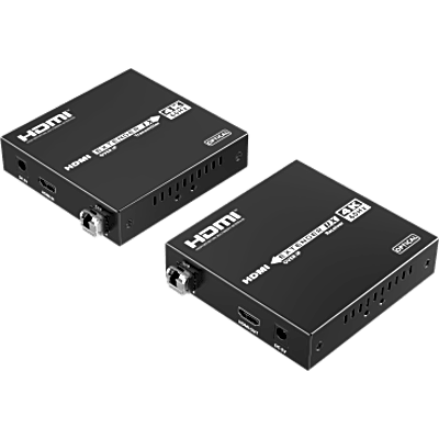 Extensor HDMI sobre IP | 4K60Hz | Fibra Óptica 40 km (24.85 mi) | 18 Gbps | HDMI 2.0 | HDCP 1.4/2.2 | IR | Protección ESD | SIERRA STORE
