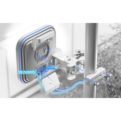 E7 Campus UniFi Enterprise WiFi 7  Doble Banda de Alto Rendimiento para Exterior o Interior con Cobertura Sectorial 100° d...
