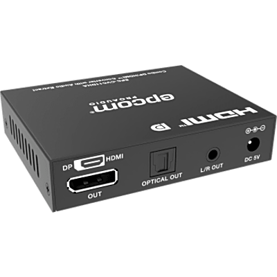 Convertidor de Video Bidireccional / 8K30 / 4K120 / HDMI 2.1b / DP 1.4 / Extracción de Audio Óptico y Analógico / HDR10+ / Dolby Vision | SIERRA STORE