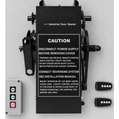ACCESSPRO XB-ACS7M - Motor para puerta industrial / Alto torque / 7 m (23 ft) / Velocidad ajustable / Engranajes helicoidales | SIERRA STORE