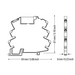 Módulo con Relé / 24 VCC / 1 Inversor / 6 A Corriente Permanente / Push-in CAGE CLAMP® / IP20 / Aislamiento Reforzado / LE...