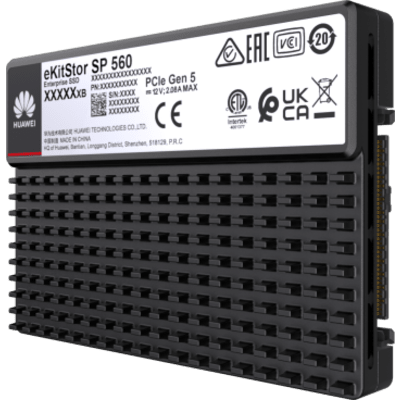 Unidad de Estado Sólido (SSD Huawei eKitStor SP 560) Empresarial de 3.84 TB / NVM2 2.0 / U.2 de 2.5'' / PCle 5.0 x4 / 14,800 MB/s | SIERRA STORE