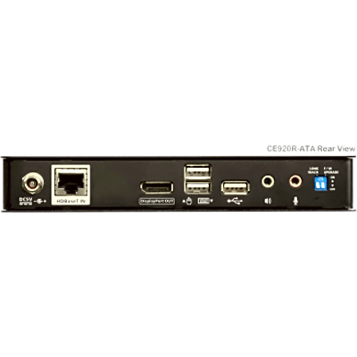 Extensor KVM USB DisplayPort HDBaseT 2.0 | 4K @ 100 m (328.1 ft) | 1080p @ 150 m (492.1 ft) | Cable Único Cat 6 / 6a | USB 2.0 Full | SIERRA STORE