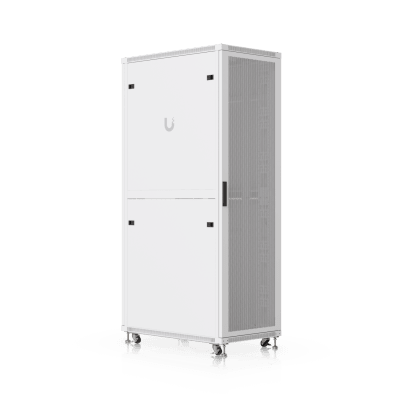UACC Rack Cabinet 42U (600 × 1000 mm) – Gabinete de Piso Totalmente Ensamblado con Ventiladores Integrados, Paneles Removi...