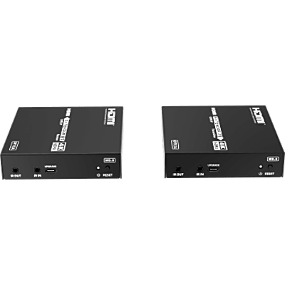 Extensor HDMI sobre IP | 4K60Hz | Fibra Óptica 40 km (24.85 mi) | 18 Gbps | HDMI 2.0 | HDCP 1.4/2.2 | IR | Protección ESD | SIERRA STORE