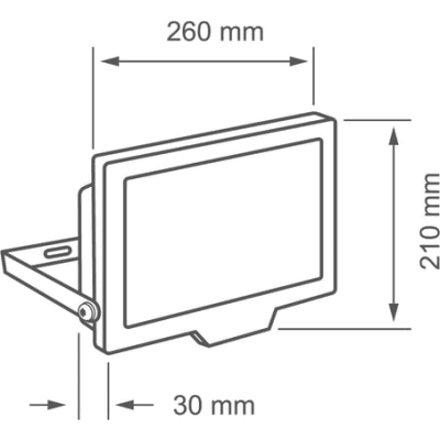 Luminario LED Exterior 100 W / 9 000 lm / 6 500 K Luz de Día / IP66 IK07 / Aluminio / 100-277 V~ / 25 000 h / No Atenuable | SIERRA STORE