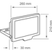 Luminario LED Exterior 100 W / 9 000 lm / 6 500 K Luz de Día / IP66 IK07 / Aluminio / 100-277 V~ / 25 000 h / No Atenuable | SIERRA STORE