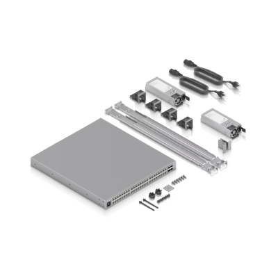 Enterprise Campus 48 PoE, Switch Empresarial Etherlighting™ PoE+++ Capa 3 de 48 Puertos (32 x 10 GbE y 16 x 2.5 GbE) y 4 P...