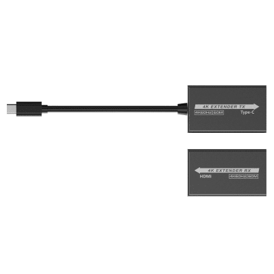 Extensor USB-C a HDMI / 4K 120 Hz / 18 Gbps / Alcance 60 m (196.9 ft) / HDR10 / HDCP 2.2 / Protección ESD ±8KV | SIERRA STORE
