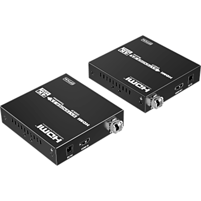 Extensor HDMI sobre IP | 4K60Hz | Fibra Óptica 40 km (24.85 mi) | 18 Gbps | HDMI 2.0 | HDCP 1.4/2.2 | IR | Protección ESD | SIERRA STORE