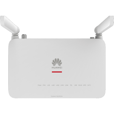 ONT GPON OptiXstar WiFi6 con 4 puertos GE + 1 POTS + 1 CATV, conector SC/APC HUAWEI - Vista 9