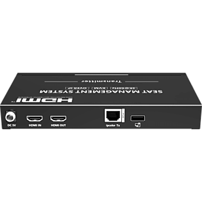 Transmisor KVM por IP | 4K@60Hz | 120 m con PoE | Loop-out | Multiview y Videowall | HDMI 2.0 | USB 2.0 | Metálico | SIERRA STORE