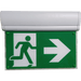Señal de Salida de Emergencia / LED Edge-Lit / Pictograma Hombre Corriendo / Voltaje Universal 120-347 VAC / Autonomía 2 Horas / | SIERRA STORE