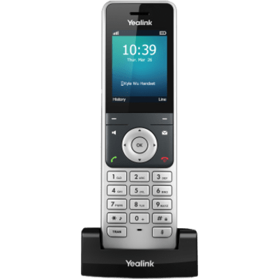 Teléfono Inalámbrico DECT Yealink W56H para Bases W70B W80 y W90 con Pantalla a Color Audio HD y Batería de 30 Horas | SIERRA STORE