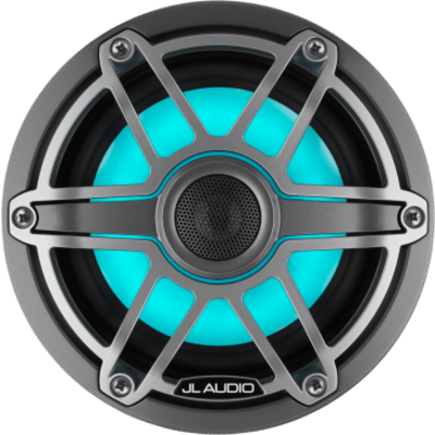 Bocinas Náuticas JL Audio M6 / 6.5" / Coaxial / LED Transflective / Rejilla Deportiva de Titanio / 75 W RMS / 4 Ω | SIERRA STORE