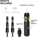 Desarmador de Impacto / 14 en 1 / Magneto de Tierras Raras / Almacenamiento Dual / Asistente de Torque / Dados 7-14 mm | SIERRA STORE