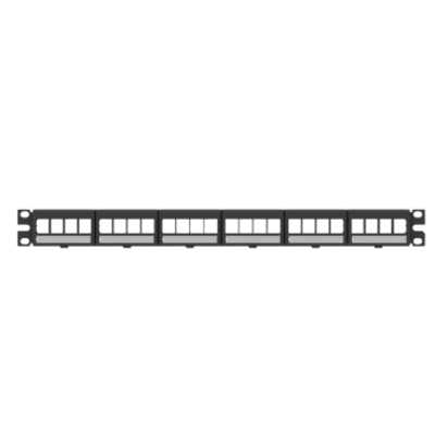 PANDUIT NKFPL24 - Panel de Parcheo Modular Keystone (Sin Conectores) con Placas de Acceso Frontal, de 24 Puertos, Espacio Para | SIERRA STORE