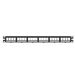 PANDUIT NKFPL24 - Panel de Parcheo Modular Keystone (Sin Conectores) con Placas de Acceso Frontal, de 24 Puertos, Espacio Para | SIERRA STORE