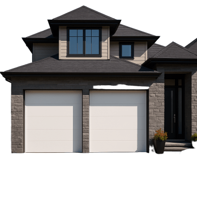 ACCESSPRO SEC-DOOR12-21 - Seccion para puerta de Garage / Lisa / Linea Central / Panel de 21" / Color blanco / Para APDOOR128 / Estilo | SIERRA STORE