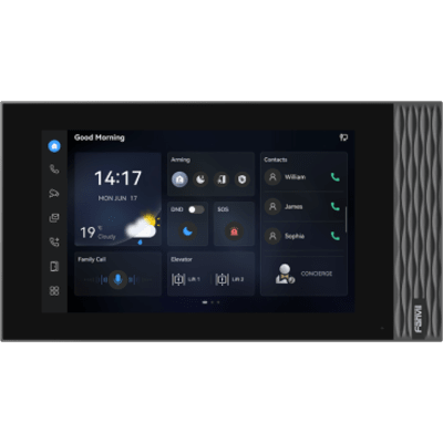Estación Interior SIP Fanvil i554W / Pantalla Táctil 7" 1024×600 / Wi-Fi 6 / Video 1080p H.265 / 8 Entradas de Alarma / PoE / RS-485 | SIERRA STORE