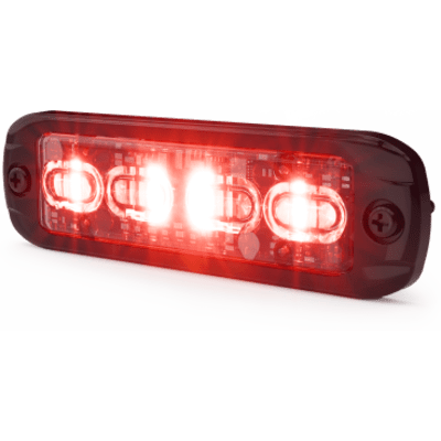 Luz Auxiliar de 16 LED, Rojo/Verde/Ambar/Blanco, Lente Transparente | SIERRA STORE