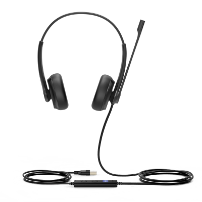 Diadema Alámbrica USB / Audio HD / Cancelación de Ruido Pasiva / Dual / Plug-and-Play / Multiplataforma | SIERRA STORE