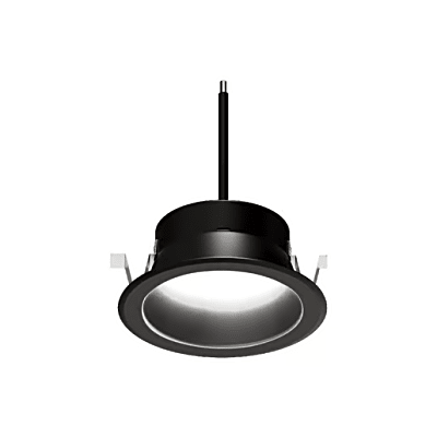 Luminario LED Empotrado Techo KAMUY / 20 W / 1440 lm / 3000 K Luz Cálida Brillante / 100-277 V / IP20 / Carcasa Plástico Negro / No | SIERRA STORE
