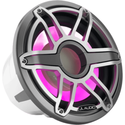 Subwoofer Náutico 12" / Deflector Infinito / 600 W RMS / 4 Ω / Iluminación LED Transflective™ / Rejilla Deportiva de Titanio / | SIERRA STORE