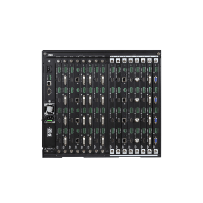 Matriz de Conmutación Modular / 32×32 / 8 Ranuras / Escalado en Tiempo Real / Multi-Formato HDMI DP DVI SDI VGA Fibra | SIERRA STORE