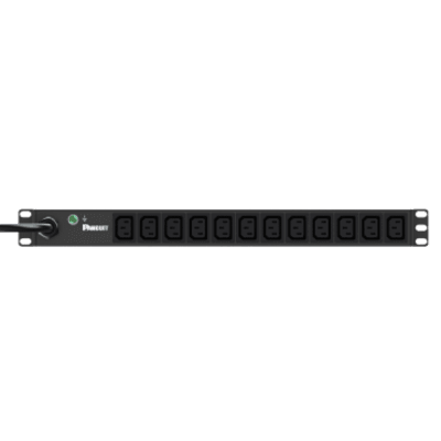 PANDUIT E12B46M - PDU ES2P Básico para Distribución de Energía, Enchufe de Entrada NEMA L6-20P, Con 12 Contactos C13, Instalación | SIERRA STORE
