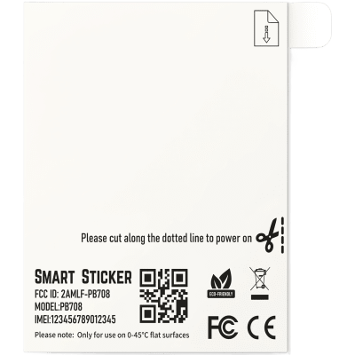 Etiqueta Rastreable Bluetooth / Batería 40 Días / Ultradelgada 1 mm / Trazabilidad de Ruta / Bluetooth 5.0 / Impermeable | SIERRA STORE