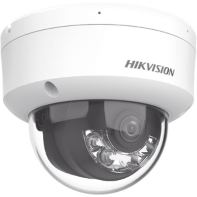 HIKVISION DS-2CD1123G3-LIU - Cámara Domo IP / 2 Megapixel / Dual Light 30 m (98.4 ft) / AcuSense Lite / Micrófono Integrado / IK08 / | SIERRA STORE