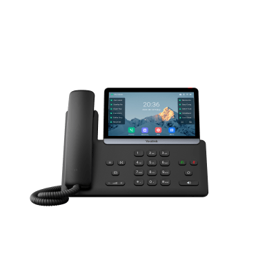 Teléfono IP Ejecutivo Yealink SIP-T77U con Pantalla Táctil de 7 Pulgadas Audio HD y Cancelación de Ruido con IA | SIERRA STORE
