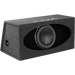 Subwoofer con Caja para Coche / 12" / 1000 W RMS / Impedancia 3 Ω / JL Audio H.O. Wedge W7AE / Diseño Orientado hacia Atrás / Puertos | SIERRA STORE